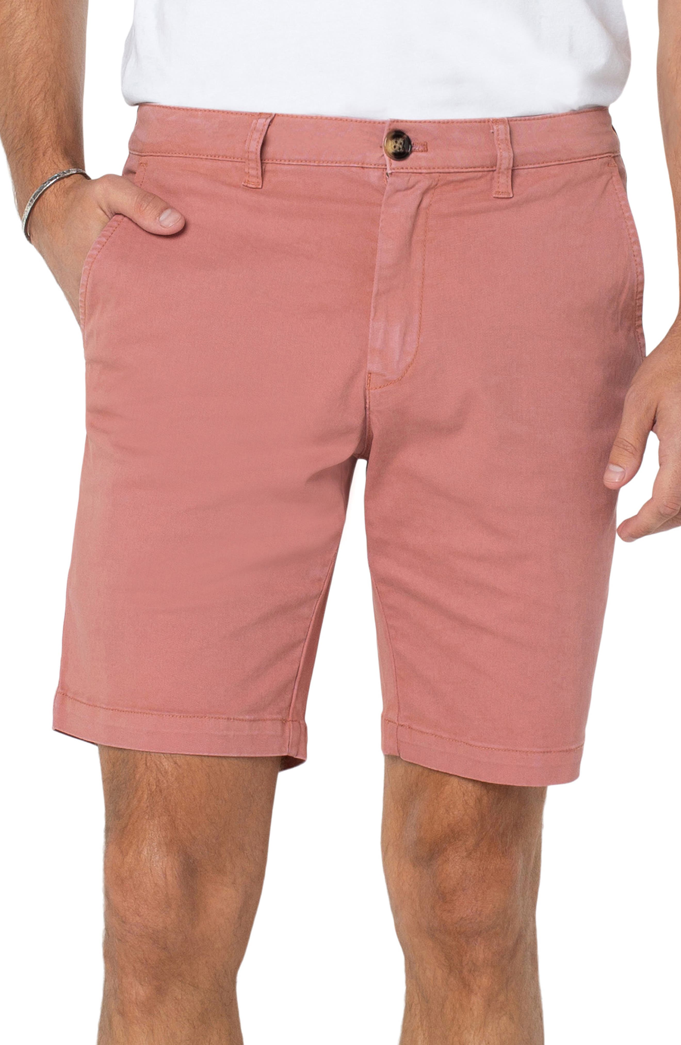 Chaps Flat Front Pink Casual Cotton Shorts Men's NWT Chaps Flat Front Pink Casual Cotton Shorts Men's NWT